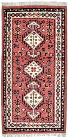 Oriental Rug - 160 x 90 cm - orange