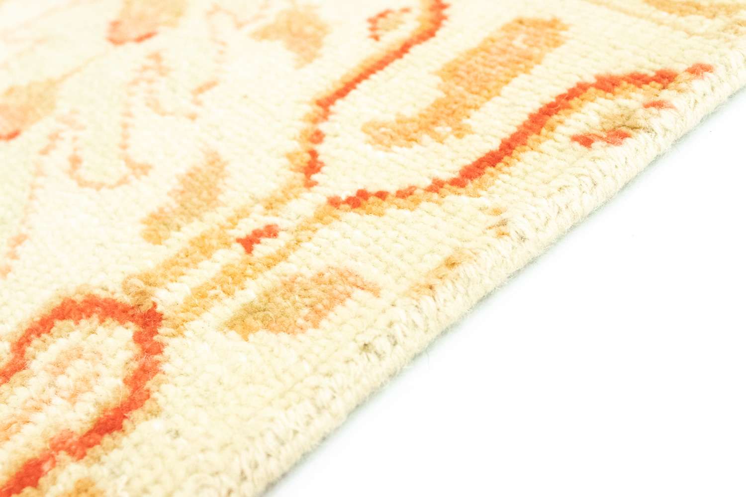 Wool Rug square  - 65 x 62 cm - beige