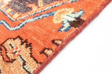 Designer Rug - 94 x 78 cm - orange