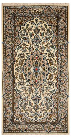 Perser Rug - Keshan - 132 x 69 cm - beige