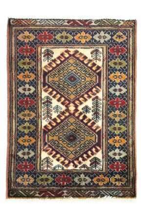 Turkaman Rug - 86 x 60 cm - beige