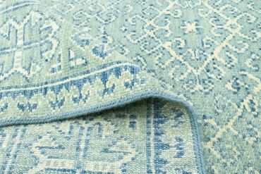 Designer Rug - 301 x 258 cm - light blue