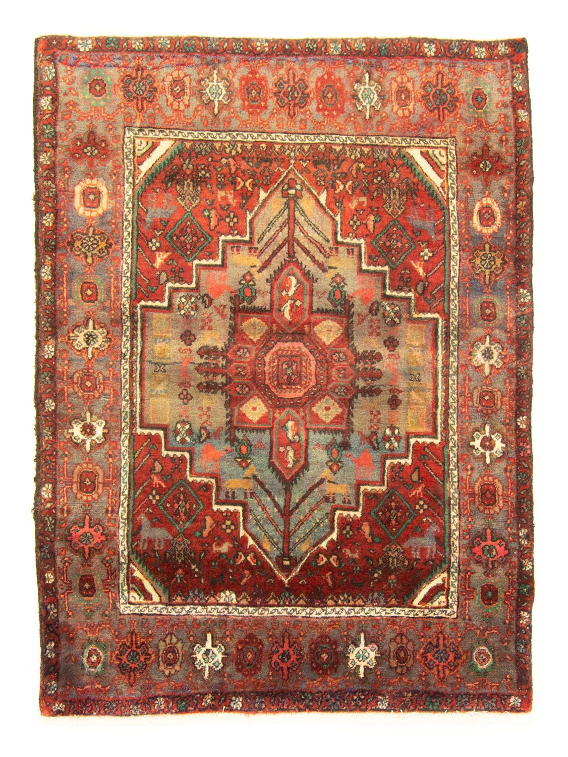 Perser Rug - Nomadic - 148 x 106 cm - orange