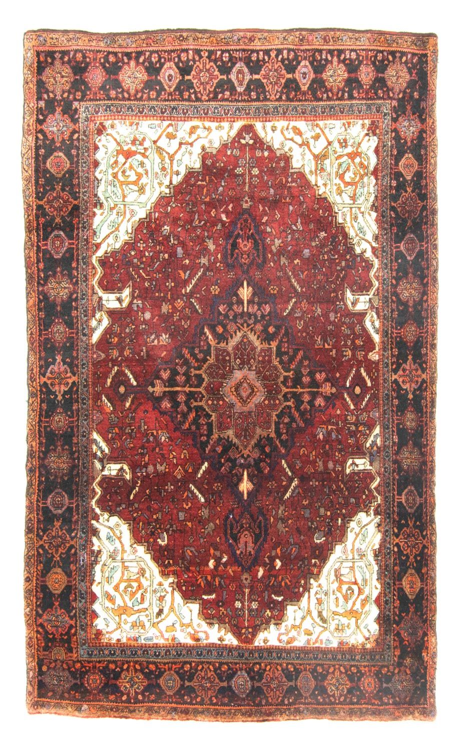 Perser Rug - Bidjar - 244 x 146 cm - red