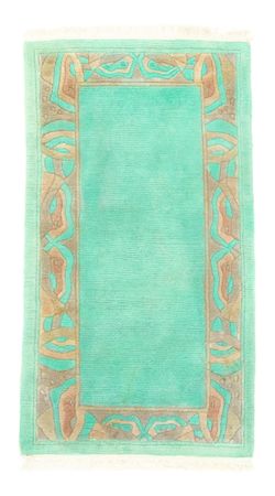 Vintage Rug - 140 x 74 cm - sea green