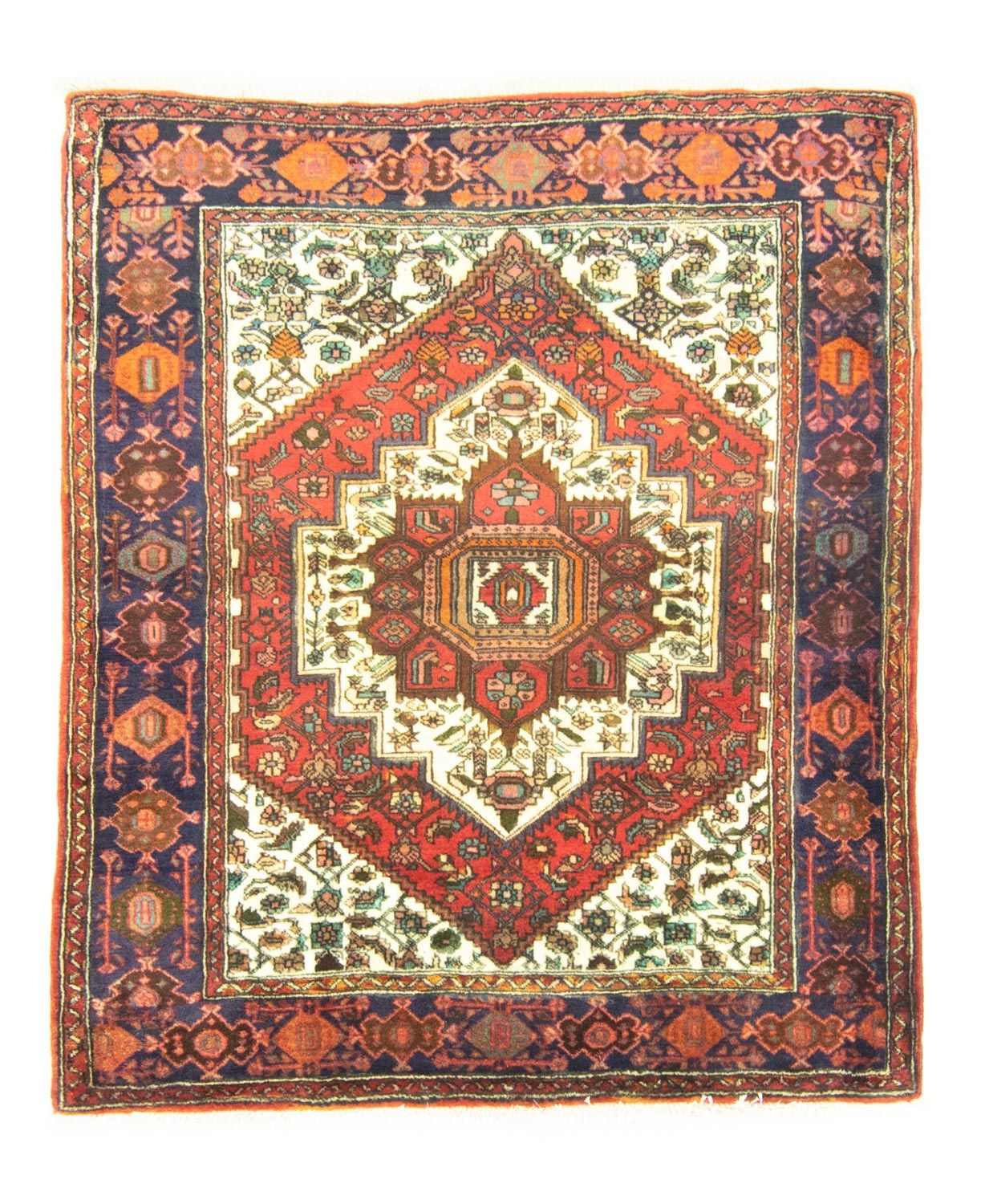 Perser Rug - Nomadic - 149 x 119 cm - orange