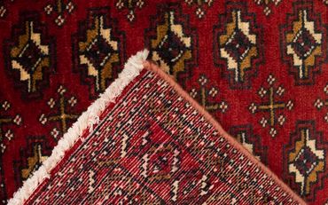 Turkaman Rug - 130 x 60 cm - red