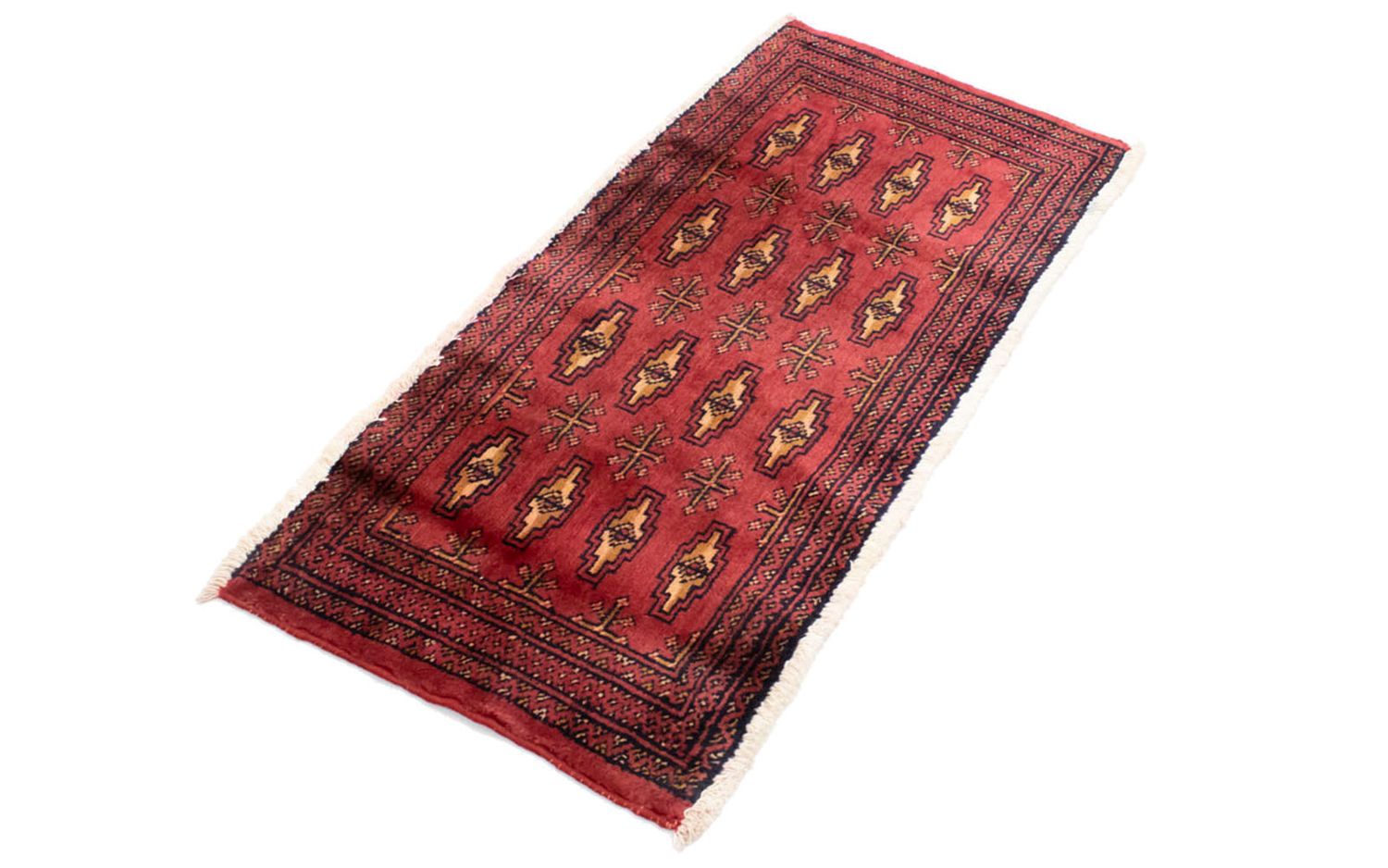 Turkaman Rug - 130 x 60 cm - red