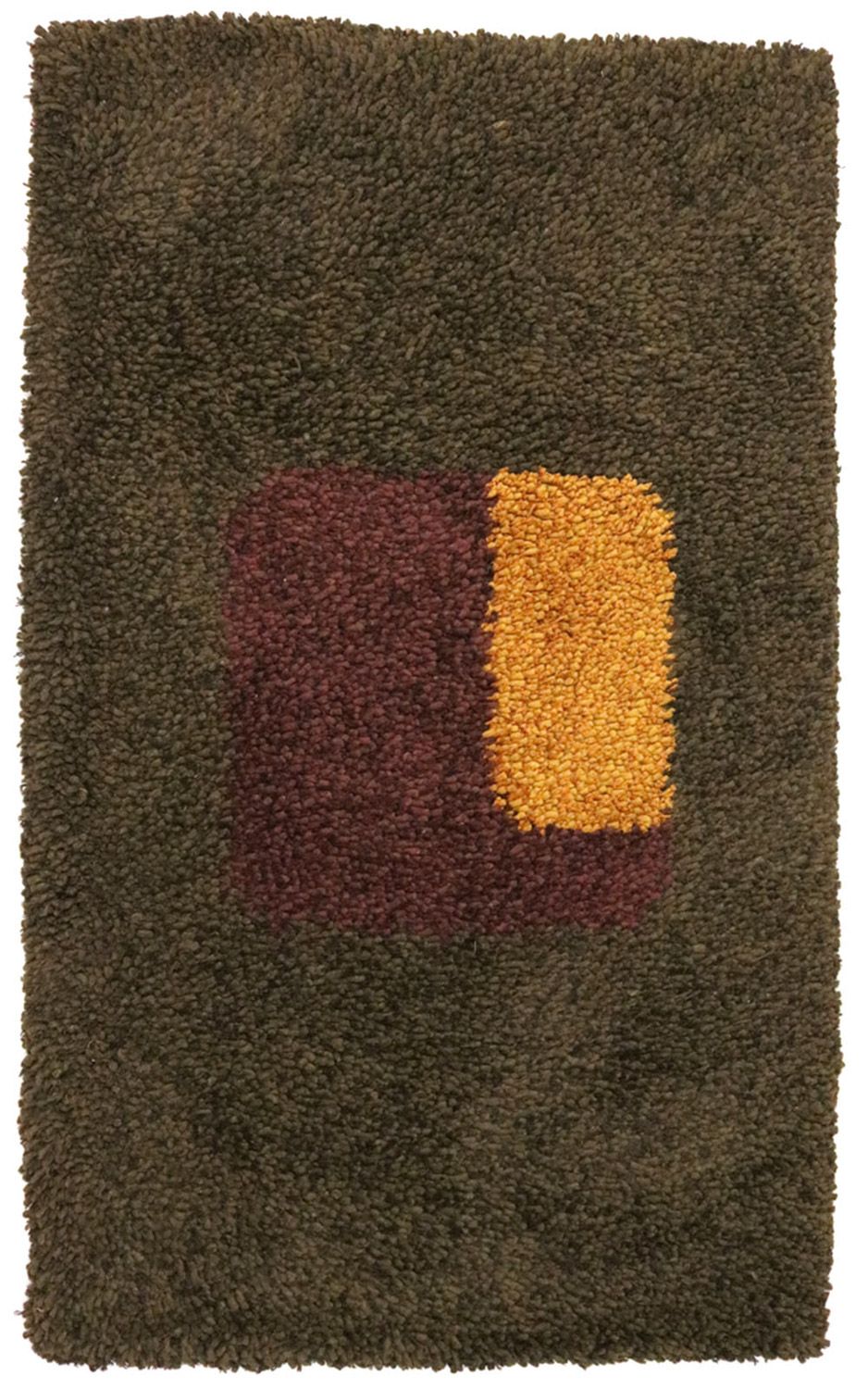 High-Pile Rug - 153 x 96 cm - multicolored