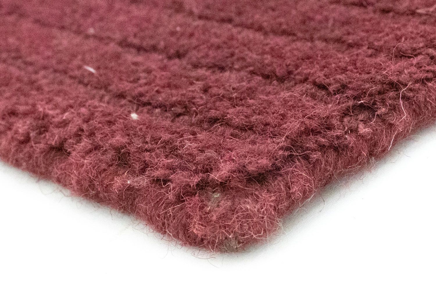 Wool Rug - 296 x 239 cm - bordeaux red