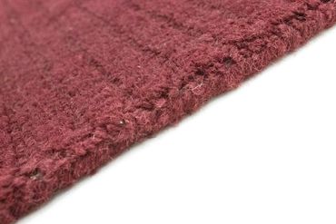 Wool Rug - 296 x 239 cm - bordeaux red