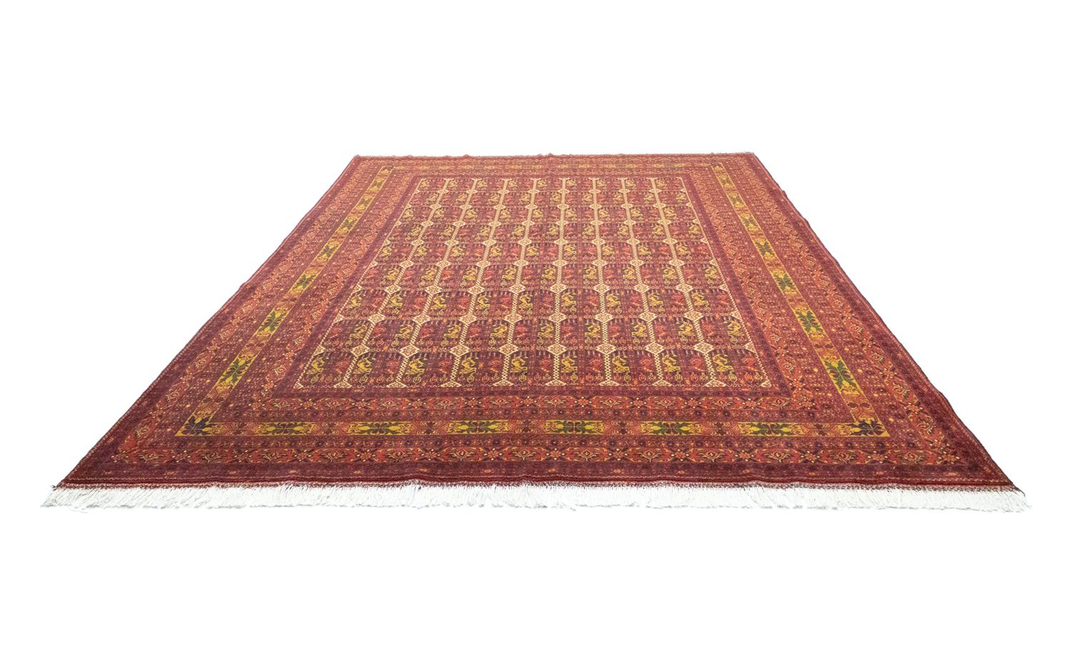 Afghan Rug - Bukhara - 265 x 183 cm - orange