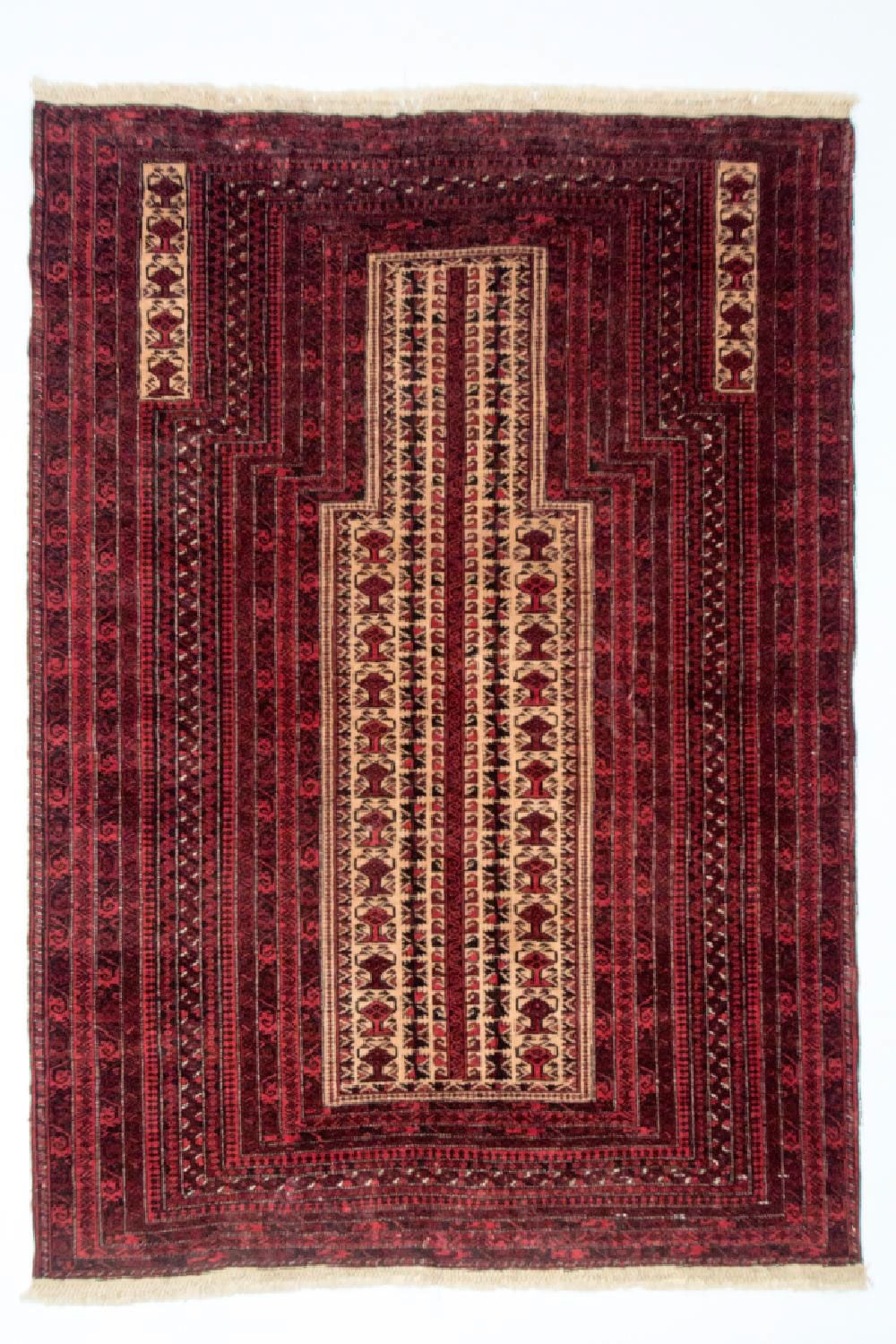 Belutsch Rug - 129 x 93 cm - red