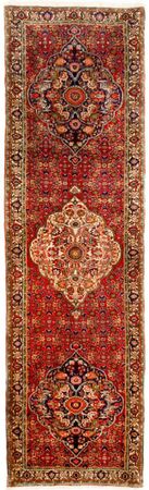 Runner Perser Rug - Bidjar - 294 x 86 cm - red