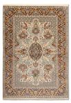 Silk Rug - Kashmir Silk - 190 x 123 cm - beige