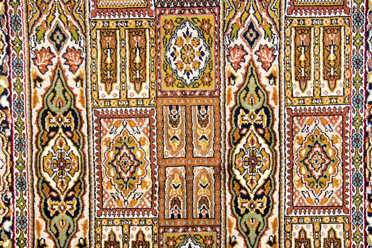Silk Rug - Kashmir Silk - 157 x 93 cm - multicolored