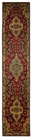 Runner Perser Rug - Tabriz - 385 x 73 cm - red