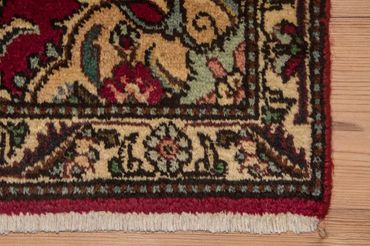 Runner Perser Rug - Tabriz - 385 x 73 cm - red