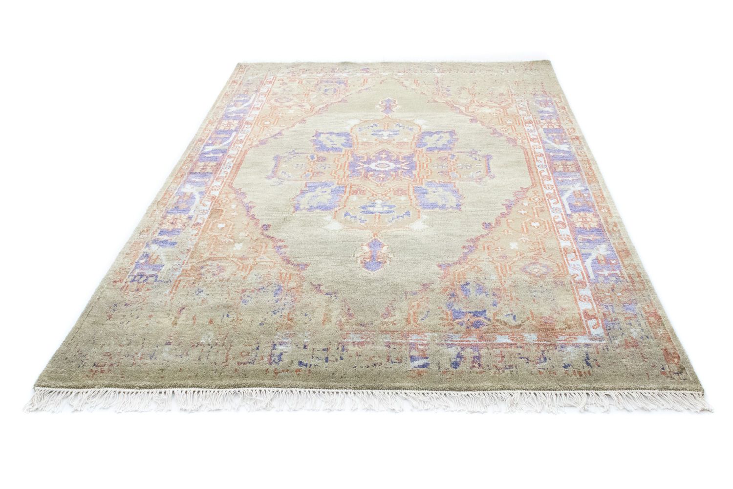 Designer Rug - 243 x 166 cm - light green