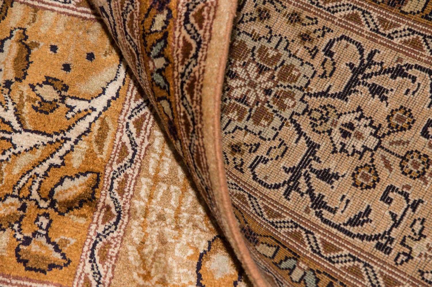 Silk Rug - Kashmir Silk - 240 x 157 cm - beige