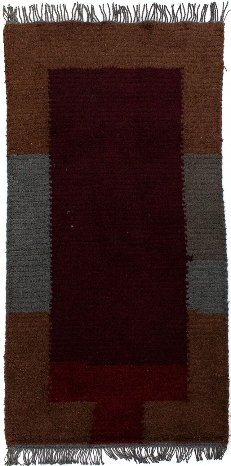 Nepal Rug - 140 x 70 cm - wine red