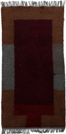 Nepal Rug - 140 x 70 cm - wine red