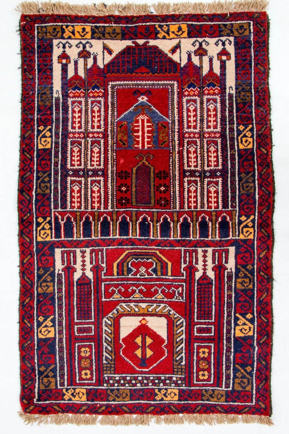 Belutsch Rug - 127 x 77 cm - multicolored