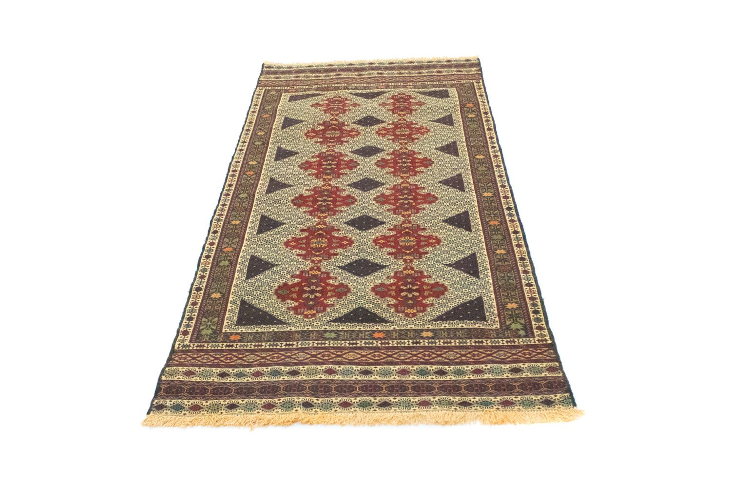 Runner Kelim Rug - Oriental - 187 x 90 cm - multicolored