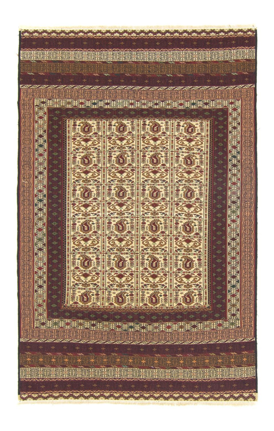 Kelim Rug - Oriental - 188 x 121 cm - brown