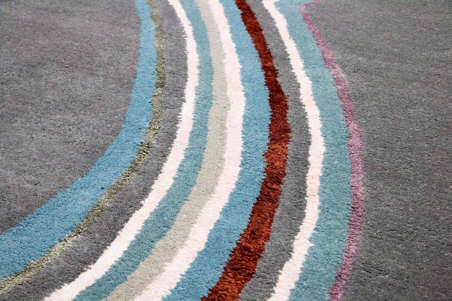 Designer Rug - 241 x 153 cm - multicolored