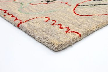 Designer Rug - 242 x 152 cm - beige