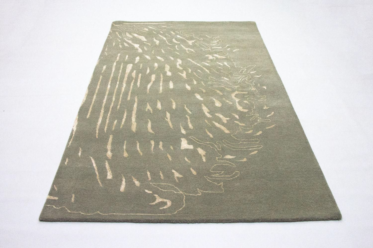 Designer Rug - 242 x 152 cm - grey