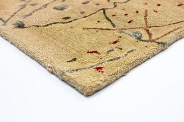 Designer Rug - 242 x 155 cm - beige