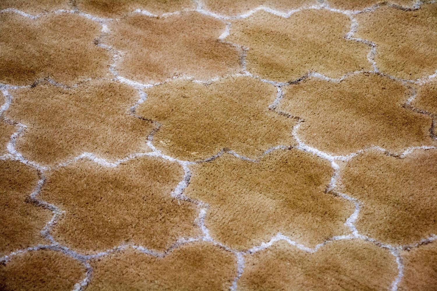 Wool Rug - 246 x 156 cm - beige