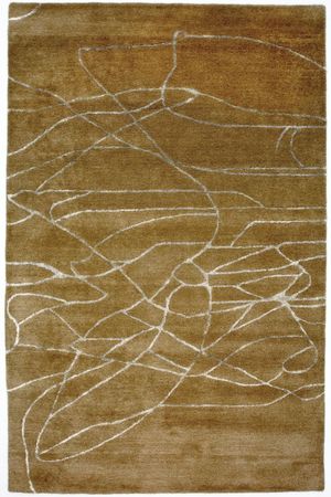 Designer Rug - 243 x 150 cm - brown