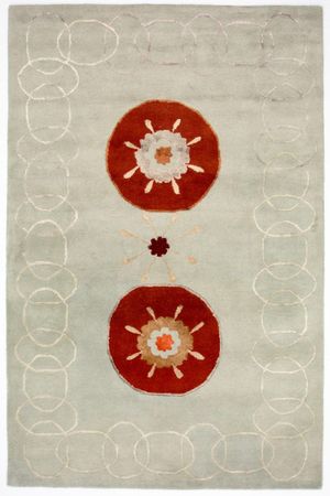 Designer Rug - 239 x 150 cm - silver