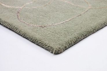 Designer Rug - 239 x 150 cm - silver