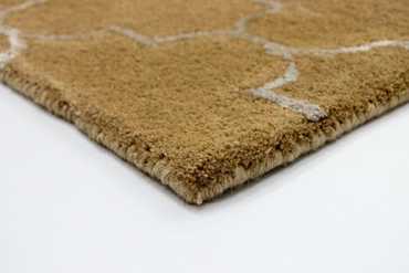 Wool Rug - 243 x 156 cm - beige