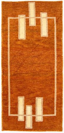 Gabbeh Rug - Indus - 140 x 70 cm - orange