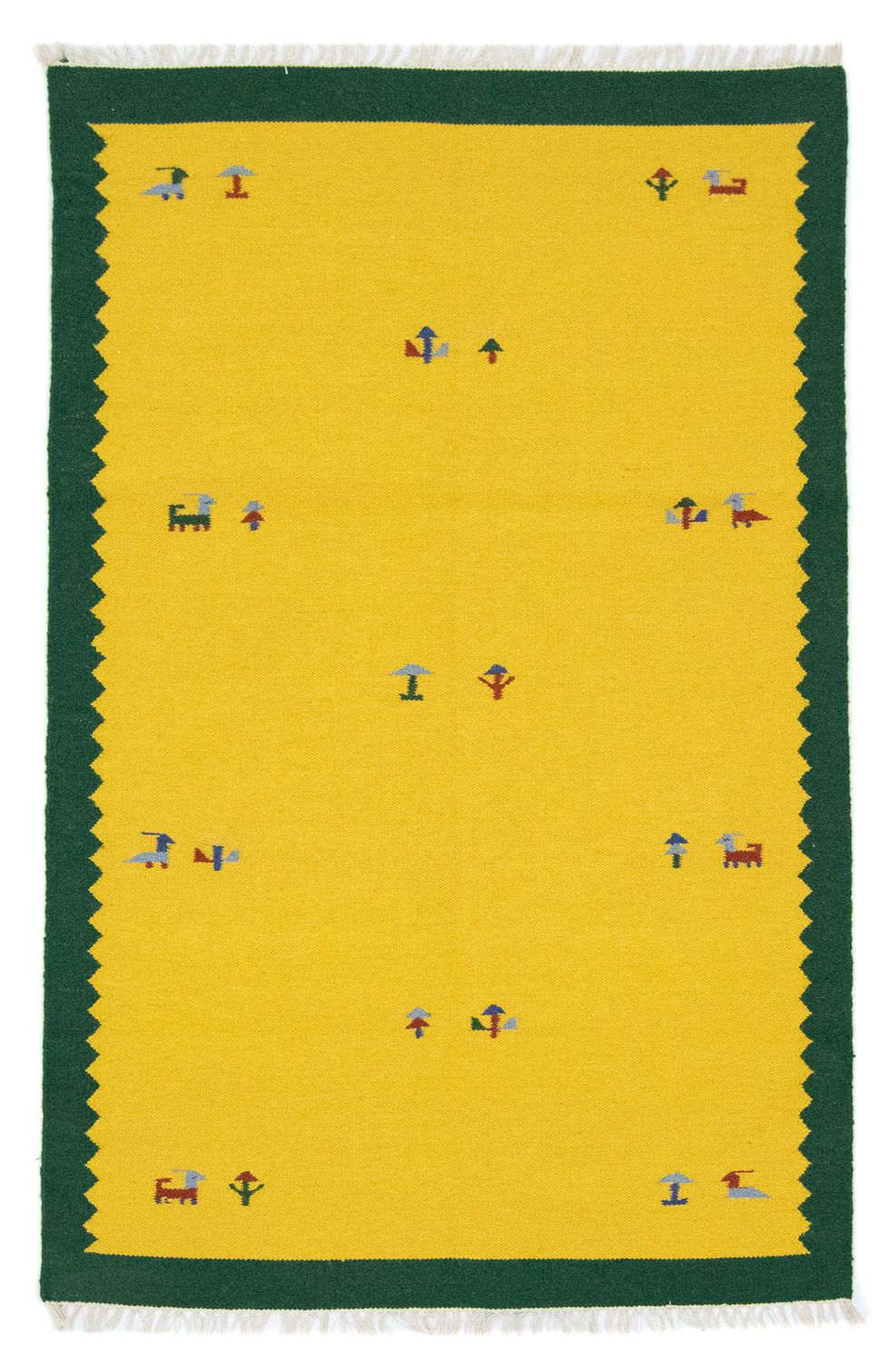 Kelim Rug - Trendy - 180 x 120 cm - yellow