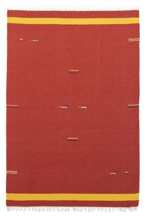 Kelim Rug - Trendy - 200 x 140 cm - red