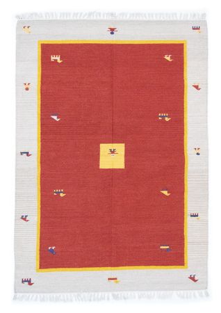 Kelim Rug - Trendy - 200 x 140 cm - red