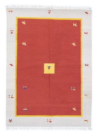 Kelim Rug - Trendy - 200 x 140 cm - red