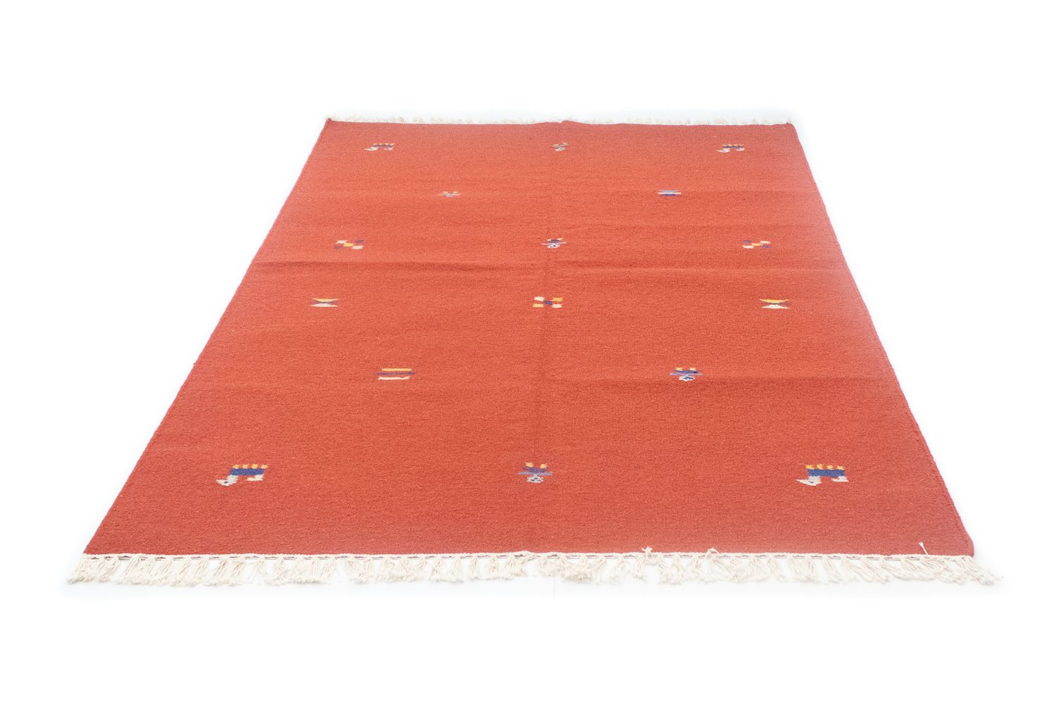 Kelim Rug - Trendy - 200 x 140 cm - orange