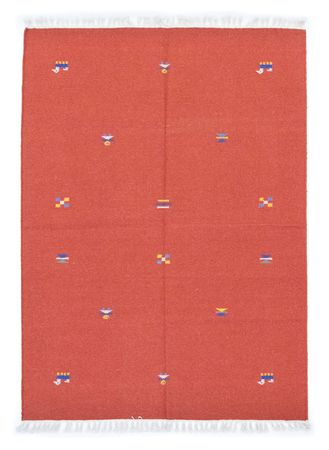 Kelim Rug - Trendy - 200 x 140 cm - orange