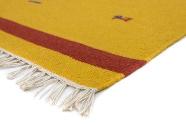 Kelim Rug - Trendy - 180 x 120 cm - yellow