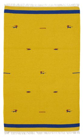 Kelim Rug - Trendy - 180 x 120 cm - yellow