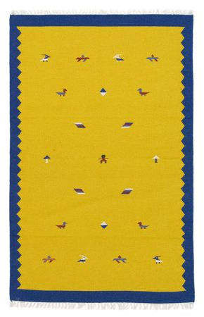 Kelim Rug - Trendy - 180 x 120 cm - yellow