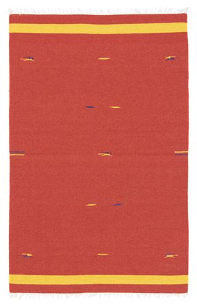 Kelim Rug - Trendy - 180 x 120 cm - red