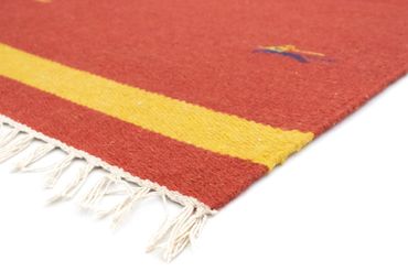 Kelim Rug - Trendy - 180 x 120 cm - red